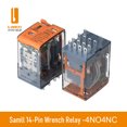 thumbnail image 3 of El relé intermedio convencional LANBOO DC12V, DC24V y AC220V son opcionales. Se pueden personalizar otros voltajes, 3 of 5
