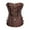 Brown, variant on Women's Gothic Steampunk Corset Bustier Waist Cincher Underbust Corset Vest Tank Top