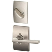 Schlage F59 LAT 619 CEN Century Collection Latitude Handleset Interior Lever, Satin Nickel (Interior Half Only)