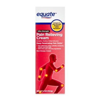 Equate Ultra Strength Pain  Cream, 4 Oz.