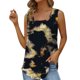 thumbnail image 1 of Gibobby Chaleco de cola de golondrina sin mangas con cuello cuadrado plisado europeo y americano, ropa informal holgada para mujer(Blanco,CH), 1 of 5