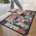 thumbnail image 4 of Pioneer Flower Floral Print Pattern Door Rugs,Washable Non Slip Door Mats Indoor,Decorative Door Mats,Entry Mat Indoor for Entrance,Bedroom,Kitchen,Bathroom,30"x17", 4 of 6