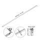 thumbnail image 3 of Ofertas Únicas 40 Pcs Rayos de Acero para Bicicleta 13G con Tuercas para la Mayoría de las Bicicletas Tono Plateado-257mm, 3 of 7