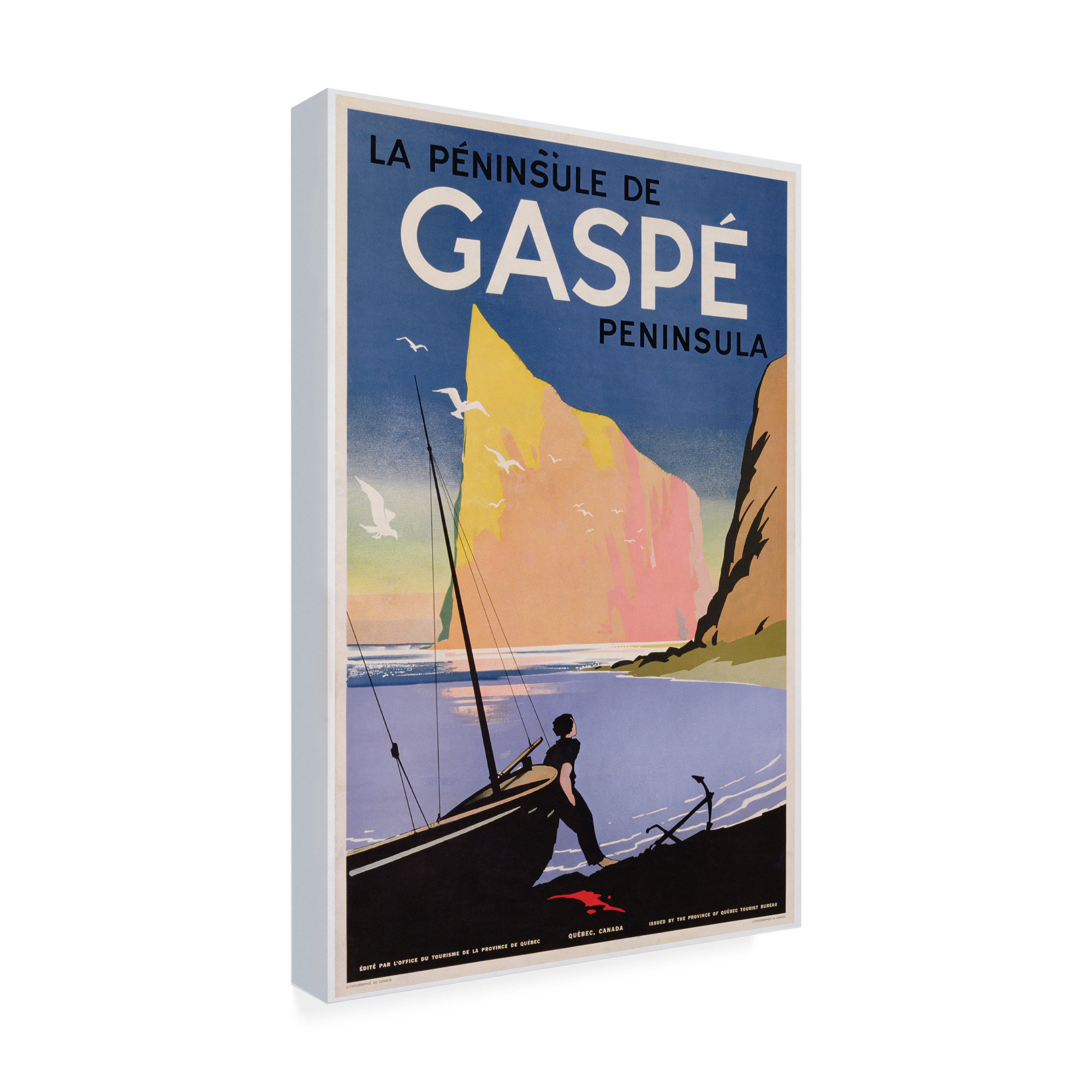 Trademark Art "Gaspe Peninsula, Quebec, 1939" Canvas Wall Art