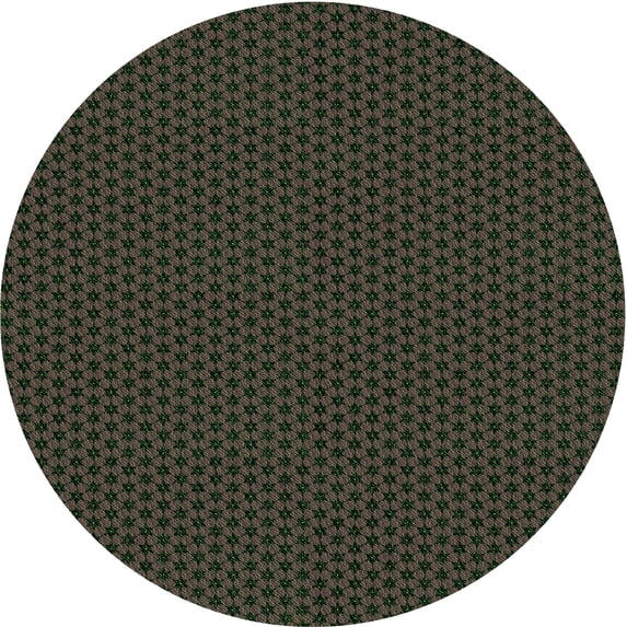 Ahgly Company Machine Washable Indoor Square Transitional Midnight Gray Area Rugs, 3' Square
