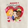thumbnail image 3 of Disney Princess - Kisses and Valentine Wishes - Valentine's Day - Boys and Girls Youth Crewneck Fleece Sweatshirt, 3 of 5
