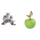 thumbnail image 1 of Figuras de búho,Figuras de búho,animales artificiales,artesanías,decoración del hogar,Figura en miniatura de búho moderna para dormitorio,Estatua,Escultura de fruta artificial,estatua y, 1 of 8