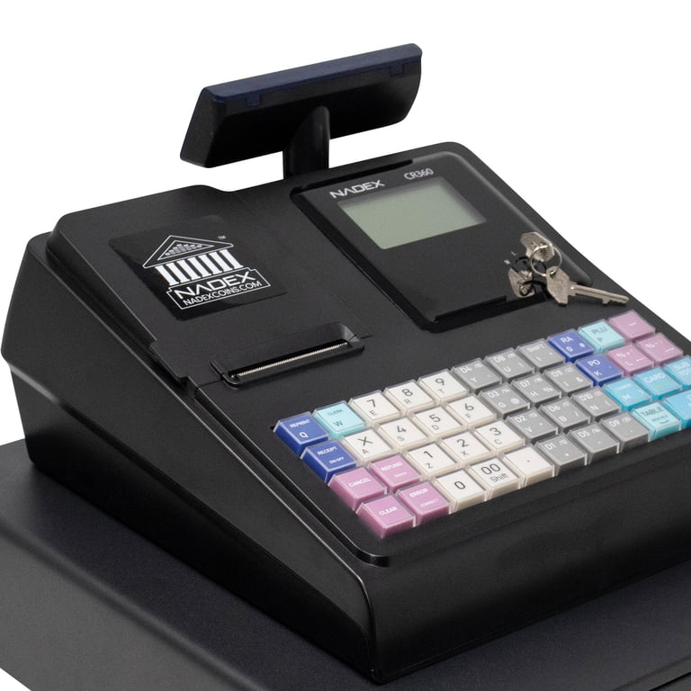Nadex Thermal-Print Cash Register, LCD Display, Model NWHNXTE1376