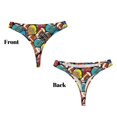 thumbnail image 3 of Kdxio String Sans Couture Motif Football Américain pour Femmes - String Taille Basse Invisible Extensible Culottes Respirantes pour Femmes-4TG, 3 of 6