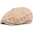 thumbnail image 6 of CoCopeaunts Plaid Octagonal Newsboy Cap Beret Cap Autumn Winter Hat Vintage Artist Painter Hat Men Women Flat Cap Berets Men, 6 of 8