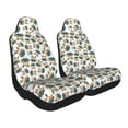 thumbnail image 2 of Naloa Cute Bunny Car Seat Covers 2PCs Front Car Seat Covers Universal fit for Most Cars SUVs and Trucks - 1, 2 of 5