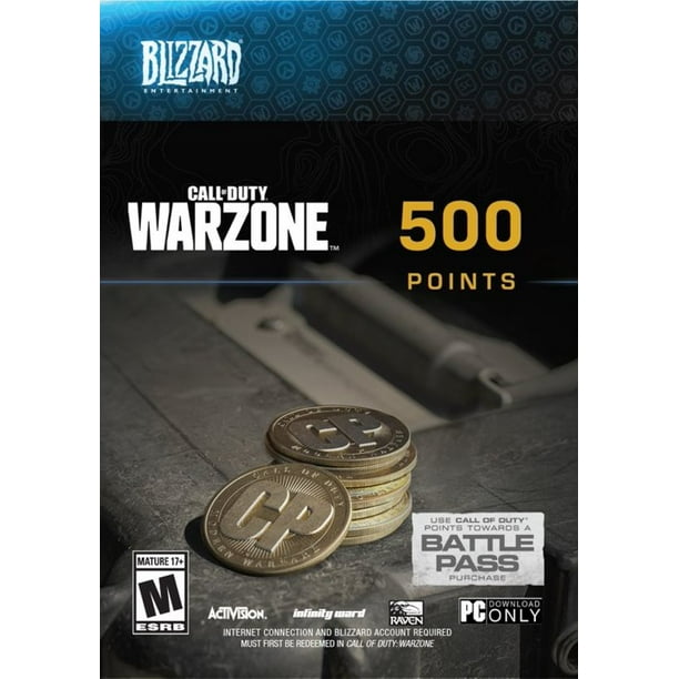 Blizzard Call Of Duty Warzone 500 Points Activision Pc Digital Download Walmart Com Walmart Com