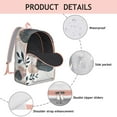 thumbnail image 4 of Bohemian Print Backpack for Adults, Large Capacity Boho Style Bookbag with Front Zipper Pocket, School Backpack for Students, Commute Travel College, Great Gift, 4 of 5