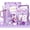 Purple, variant on 15PCS Birthday Gifts for Women, Relaxing Spa Gifts Baskets for Her, Care Package with Luxury Flannel Blanket and 40 oz Tumbler, Valentines, Mothers Day, Gift for Mom, Wife, Friends