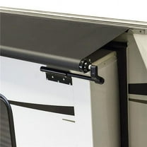 Lippert Components Solera Black Slider Awning with Black Weatherguard