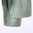 thumbnail image 4 of Mens Pajama Tops Long Sleeve Men's Pajamas Long Sleeve Thin with Pockets Casual Loungewear Pajama Shirts Army Green L, 4 of 7