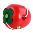 thumbnail image 1 of Kids Developing Intelligence Educational Toys Wooden Strings Caterpillars Eat Fruit Puzzle, 1 of 6