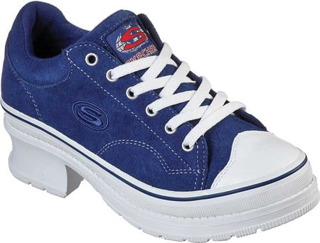 skechers high heel sneakers