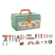 thumbnail image 3 of Caja de herramientas de juego para niños Caja de herramientas Construcción Education Diy Distorador Distorador Taladro de juguetes y kit de tornillo Estilo a, 3 of 9