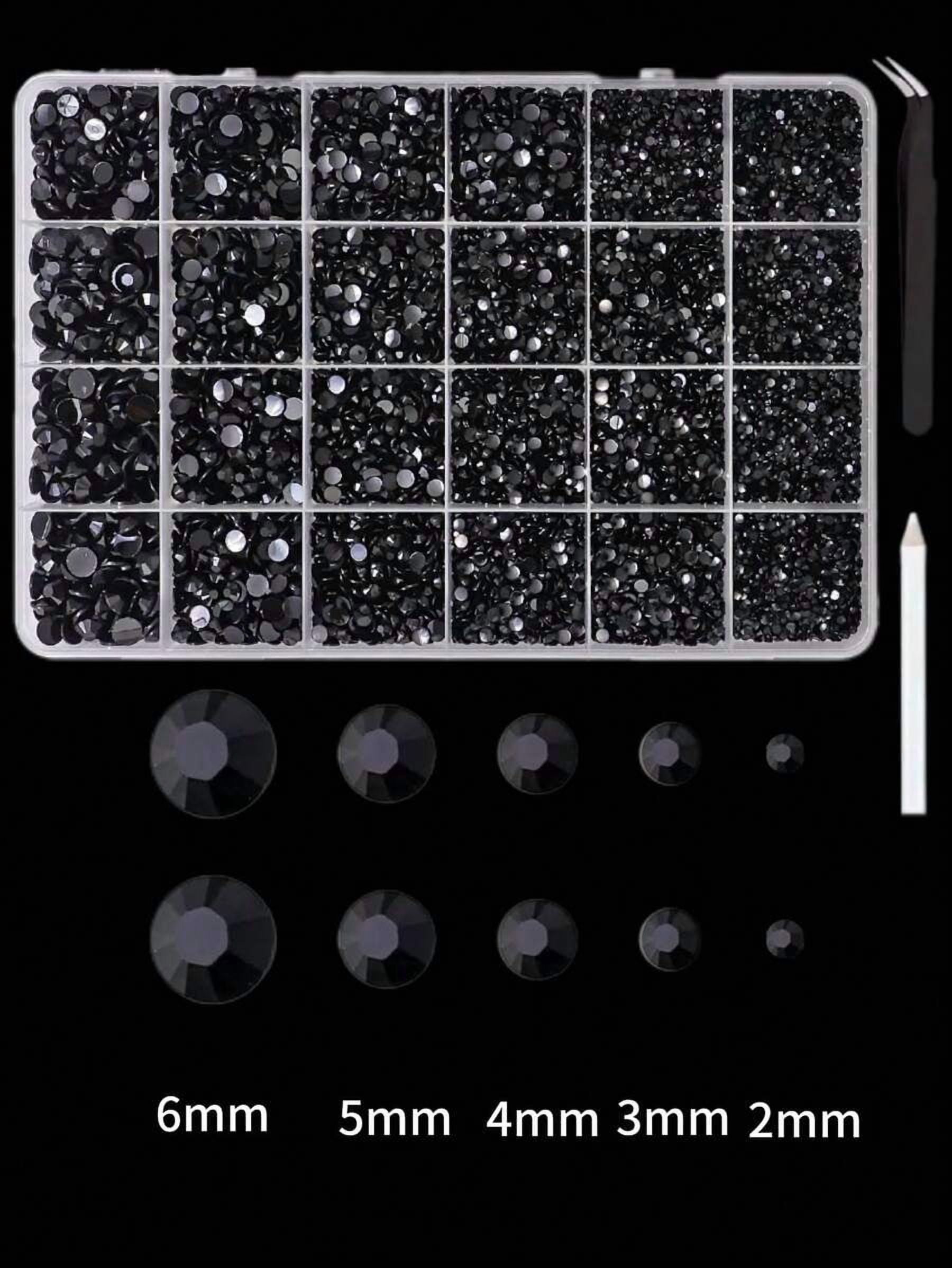 1 Box Assorted Color ABS Rhinestones, Resin Flat Diamonds, Shiny Nail Art Decorations For DIY Crafts And Manicure Accessories Nails Nail Supplies Nail Gems