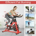 thumbnail image 3 of Gymax Exercise Bike Stationary Belt Drive Indoor Cycling Bike Gym Home Cardio, 3 of 10