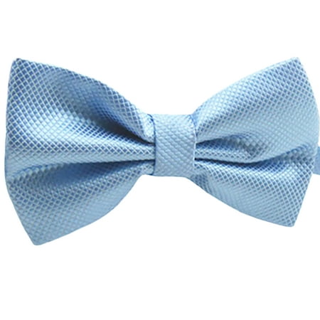 Mens Pre-Tied Blue Bow Tie for Formal Events (Best Tie Knot For Formal Event)