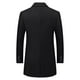 thumbnail image 3 of Ceisia Warm Structured Men's Slim Fit Mid-Length Wool Blend Notch Lapel Coat Gift, 3 of 8