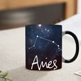 thumbnail image 5 of Cinvoph Twelve Constellations Ceramic Color-Changing Coffee Cups, Coffee Mug Gifts for Birthday Party Wedding Couple, Aries Tea Cup, 5 of 5