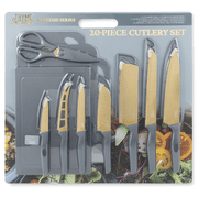 Thyme & Table 20-Piece Knife Set - Blue