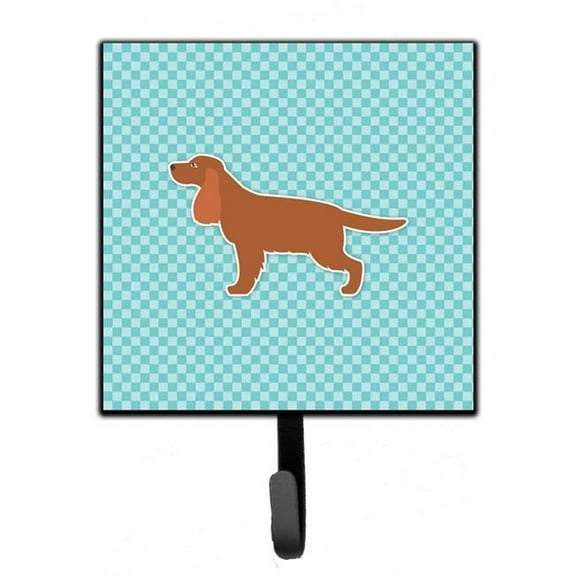 Carolines Treasures BB3712SH4 English Cocker Spaniel Checkerboard Blue Leash or Key Holder