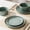 Green, variant on Earth & Clay Amber 12-Piece Dinnerware Set Stoneware, Green