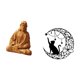 thumbnail image 5 of Decoración De Pared De Metal, Estatua Del Sagrado Corazón De Jesús, Coleccionable, Para Amantes De Los Gatos, Regalo Para Pasillo, Dormitorio, Oficina, Escritorio, Chimenea, Escultura De, 5 of 8