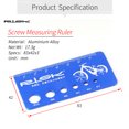 thumbnail image 2 of Regla De Medición Regla de medición de tornillo portátil RISK, herramienta de medición de longitud de bicicleta MTB Likrtyny Accesorios para bicicletas, 2 of 3