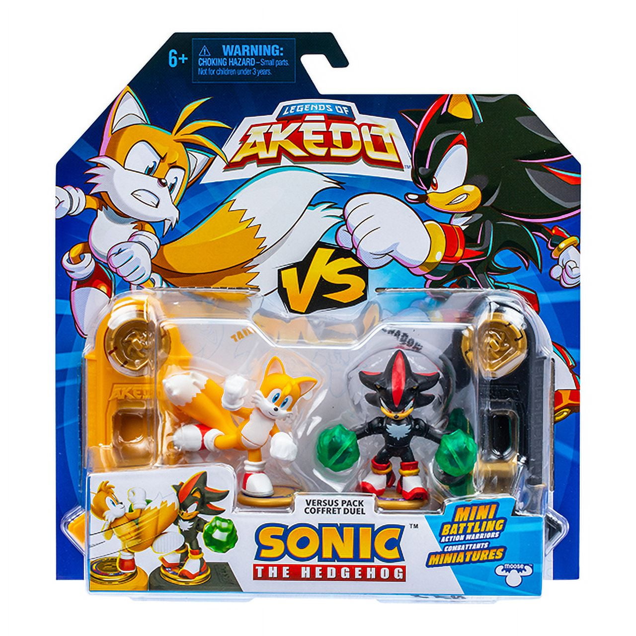 Moose Legends of Akedo Sonic The Hedgehog. Mini Battling Action