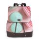 thumbnail image 1 of Balery Pastel Macarons Delight Mochila de Cuero para Mujeres, Gran Capacidad, Bolsa de Viaje Multifuncional, Mochila de Cuero y Bolsa de Hombro para Mujeres, 1 of 4