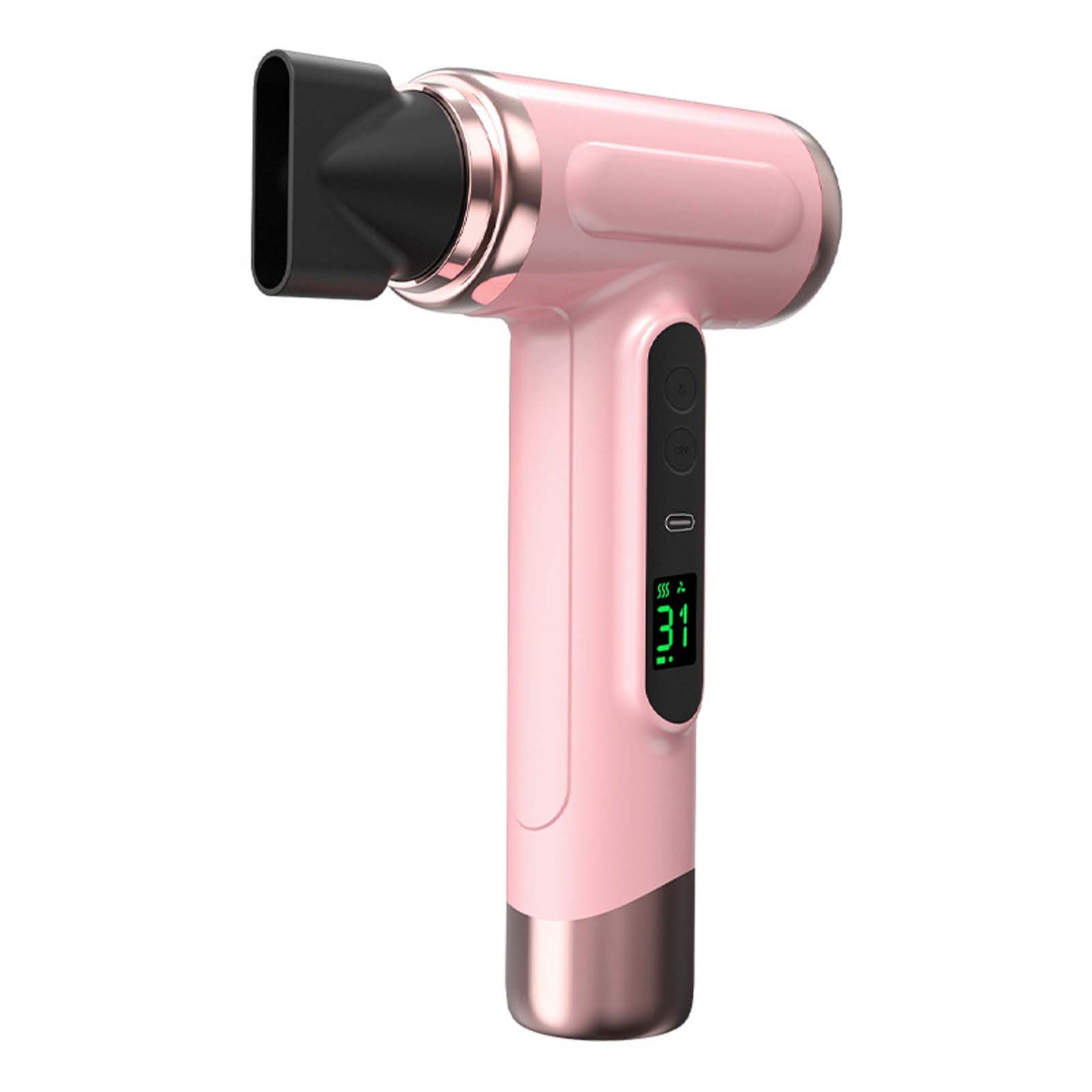 Momihoom Cordless Hair Dryer, 15000mAh Professional Blow Dryer with Nozzle, for Travel