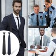 thumbnail image 3 of fastboy Lot de 2/lot Sangle de Cou Réglable Uniforme Pré-Nouée Style Sans Effort pour Hommes Compact 1ensemble, 3 of 6