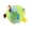 Green, variant on Colorful Squeaky Hanging Dog Training Toy, Squeaky Hanging Dog Toy, 6-Inch Soft Stuffed Ball with Cotton Material and Built-in Bell, Funny Interactive Elasticity Chew Toys (Frog)