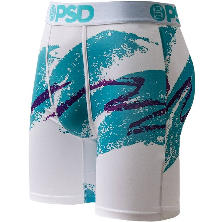 PSD Underwear Men's Psd Premium Boxer Brief (White Jimmy Butler Signature's  Cup Brief, Large) 