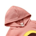 thumbnail image 6 of Baby Girl Infant Rainbow Outfit Clothes Hooded Sweatshirt Tops Hoodie Ruffle Pants 2Pcs Set, 6 of 9