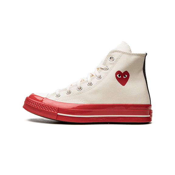 CONVERSE MENS Chuck 70 High "CDG Play - Pristine Red" A01794C A01794C from Stadium Goods