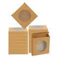thumbnail image 1 of 16Pcs Cajas de Embalaje de Jabón 3.5 x 3.5 x 0.6 Pulgadas Caja de Jabón de Kraft para Panadería, Embalaje de Caramelos, Exhibición de Joyería (Marrón), 1 of 6