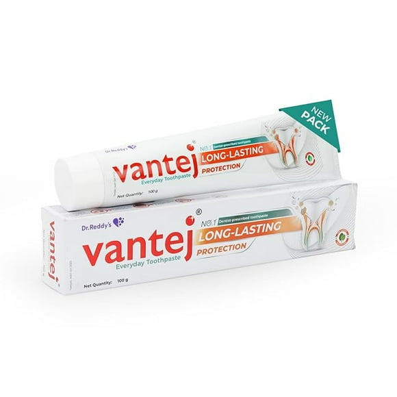 Vantej : Sensitivity Protection Toothpaste| Gives Long Lasting Sensitivity Protection And Tooth Sensitivity Healing 100 Gm x (Pack of 2)