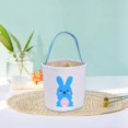thumbnail image 1 of Cesta de Almacenamiento de de Pascua para Niños Que Lleva Huevos con Asa para Decoración de Regalos de Dulces Azul Soledad canastas de conejito de pascua, 1 of 10