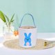 thumbnail image 1 of Cesta de Almacenamiento de de Pascua para Niños Que Lleva Huevos con Asa para Decoración de Regalos de Dulces Azul Soledad canastas de conejito de pascua, 1 of 10