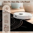 thumbnail image 6 of Design&I 6'x9' Ultra Soft Area Rug, Vinyl Record Retro Music Design With Bold Spinning Disc Motif None Fluffy Washable Non Shedding for Guest Room Bedroom Living Room, 6 of 7