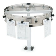 Carlisle 3812CM 12" Stainless Steel 12 Clip Counter Mounted Order Wheel Ticket Holder