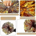 thumbnail image 3 of 12pcs Cheerleading Pom Poms With Finger Holes Metallic Foil Cheer Pom Poms, 3 of 5