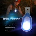 thumbnail image 3 of CNKOO LED Clip on Flashlight Silicone Night Light Backpack Light Pocket Work Light Safety Warning Light for Outdoor Night Running Sports, 3 of 7