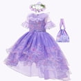 thumbnail image 1 of Disney Girls Encanto disfraz princesa Isabella vestido encanto para niños Halloween Cosplay carnaval cumpleaños fiesta Navidad ropa 5-6T (etiqueta 130) Gao Jinjia LED, 1 of 2